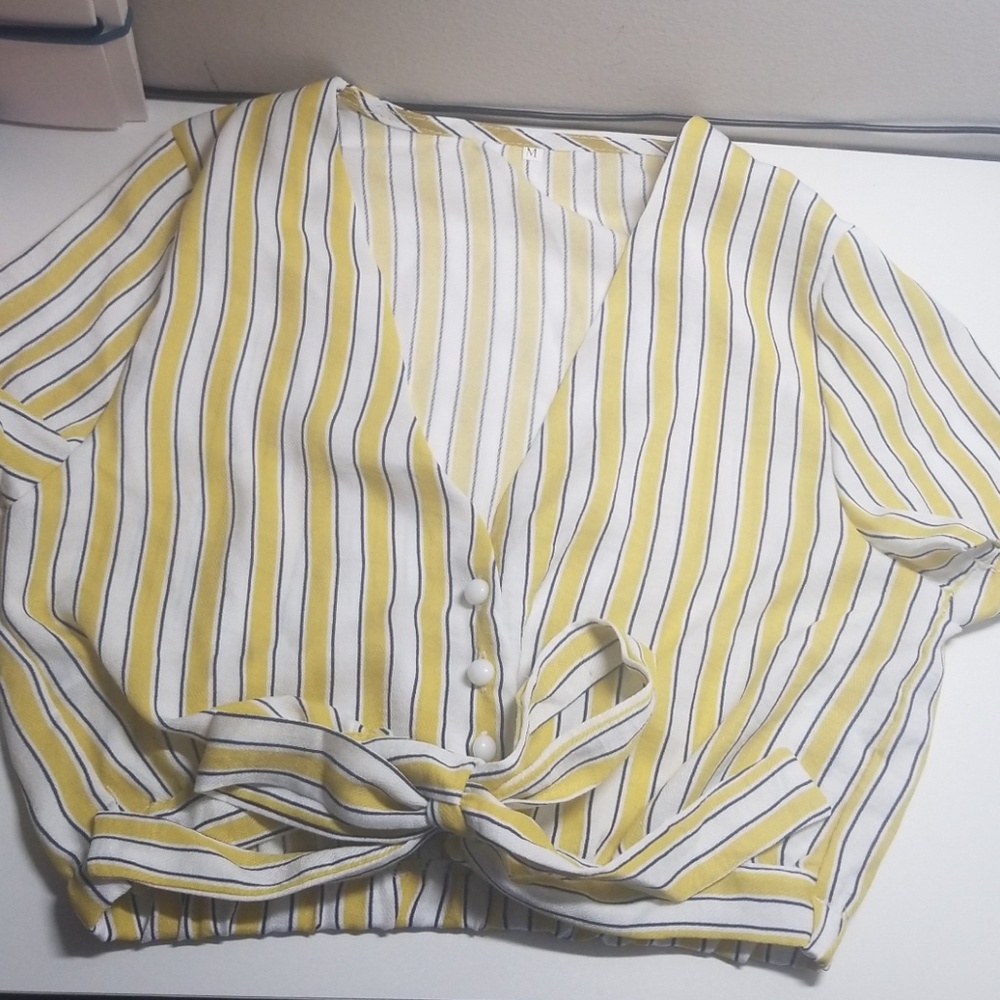 Tie up crop top